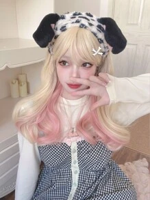 alicegarden Long Body Wave Synthetic Wig With Bangs - Multicolor - View 4