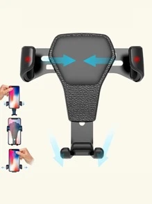 giá đỡ điện thoại ô tô - màu đen - Xem 5