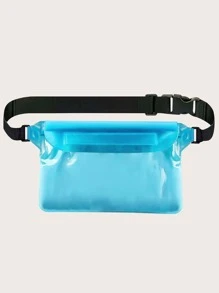 Bolso de celular impermeable - Celeste - Ver 2