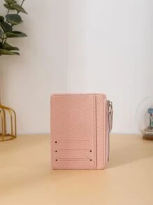 Litchi Embossed Card Holder Business Casual