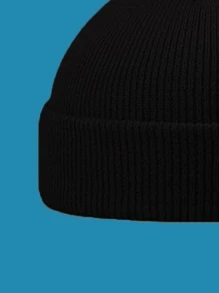 Hombres Gorro con dibujos animados con diseño de ojo - Negro - Ver 4