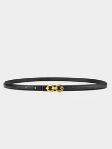 金屬扣皮帶附打孔工具 - 黑色 - 查看 2