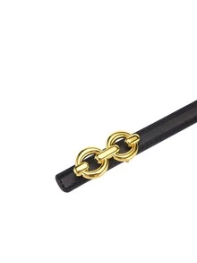 金屬扣皮帶附打孔工具 - 黑色 - 查看 3