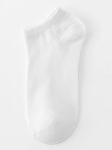 Hombres 5 pares Calcetines tobilleros unicolor - Multicolor - Ver 4