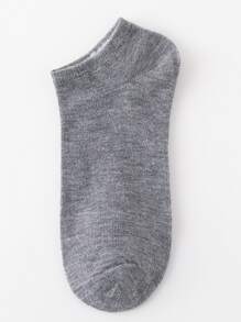 Hombres 5 pares Calcetines tobilleros unicolor - Multicolor - Ver 8