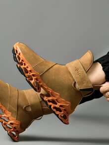 Giày thể thao nam Lá thư - màu nâu - Xem 2