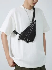 迷你男士撞色滚边新奇包，手提包学生包斜挎包运动包高中大学生旅行包学院学校男士斜挎包男包斜挎包单肩包侧包返校学生学校用品秋季邮差包男士包圆筒包老款万圣节圣诞节