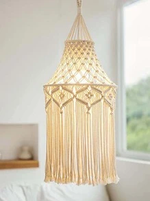 1入組米色壁掛波西米亞風織物流蘇裝飾傢居掛飾 - 彩色 - 查看 1