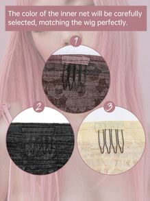 HAIRCUBE Extensiones de cabello para cola de caballo, extensión de cola de caballo de 26" de largo recta para envolver alrededor, pieza de cabello sintético resistente al calor para mujeres - Marrón - Ver 7