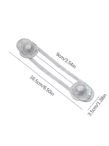 4/10 pièces Sangle souple et transparente Verrou de  enfant multifonction