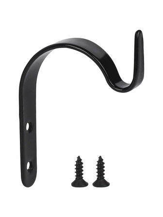 1 pieza Gancho hierro minimalista negro para casa