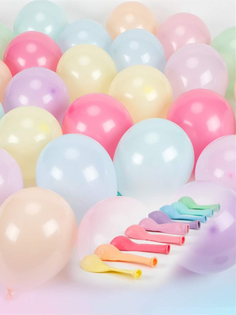 30 Cái/bộ 5 Inch Màu Sắc Ngẫu Nhiên Bong Bóng Cao Su, Trang Trí Tiệc Lễ Kỷ Niệm Bong Bóng Cho Bữa Tiệc - Nhiều màu - Xem 1