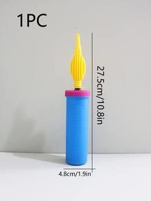 1 pieza Bomba de globo manual globo de color combinado para fiesta - Multicolor - Ver 3