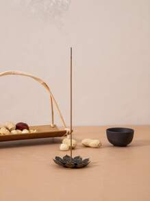 1 peça suporte para incenso em forma de lótus - Bronze - Ver 3