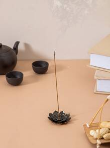 1 peça suporte para incenso em forma de lótus - Bronze - Ver 6