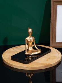 1 bucă figurină de decorare artizanat, obiect decorativ auriu pentru decorarea interioară - Aur - Vizualizare 4