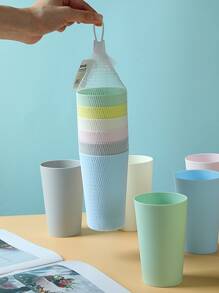 6pcs Mixed Color Random Cup - Multicolor - View 4