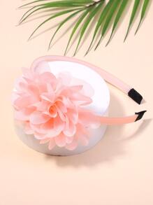 bilicaca 小女童花朵裝飾髮箍 - 粉色 - 查看 2