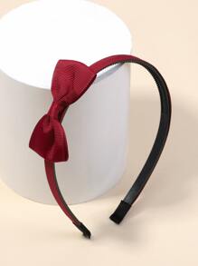 bilicaca Toddler Girls Bow Decor Headband - Burgundy - View 1