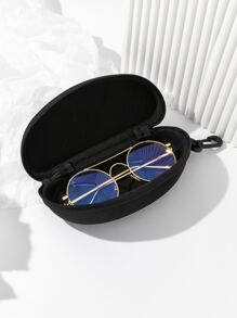 Hộp đựng kính rắn cho nam - màu đen - Xem 3