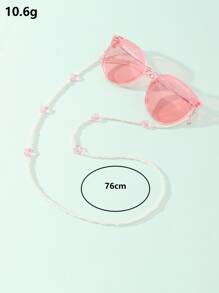 女孩珍珠串珠眼鏡鏈