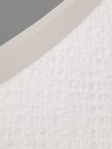 SHEIN VCAY Robe moulante asymétrique à cordon ajouré