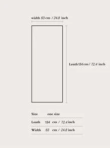 Pañuelo unicolor ribete crudo - Beis - Ver 5