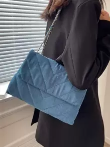 Torby na Ramię Metalowe oczko Łańcuch Modny