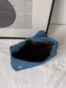 Torby na Ramię Metalowe oczko Łańcuch Modny