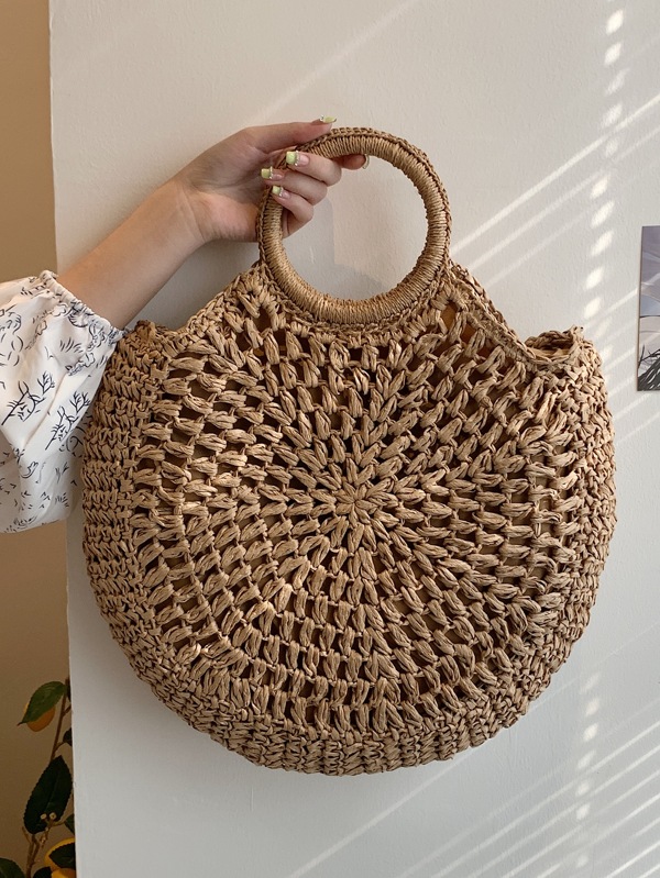 Minimalist Straw Bag SHEIN USA