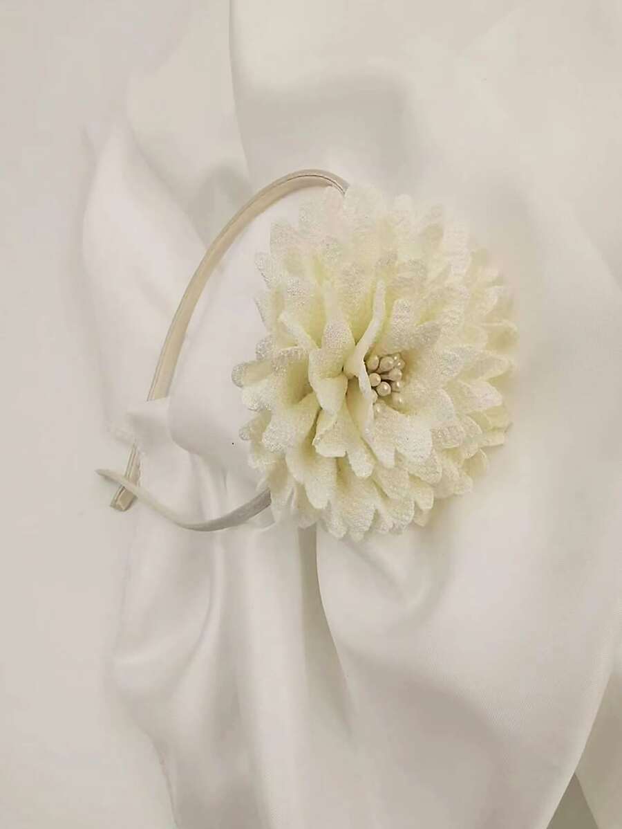 Flower Decor Headband - Multicolor - View 1