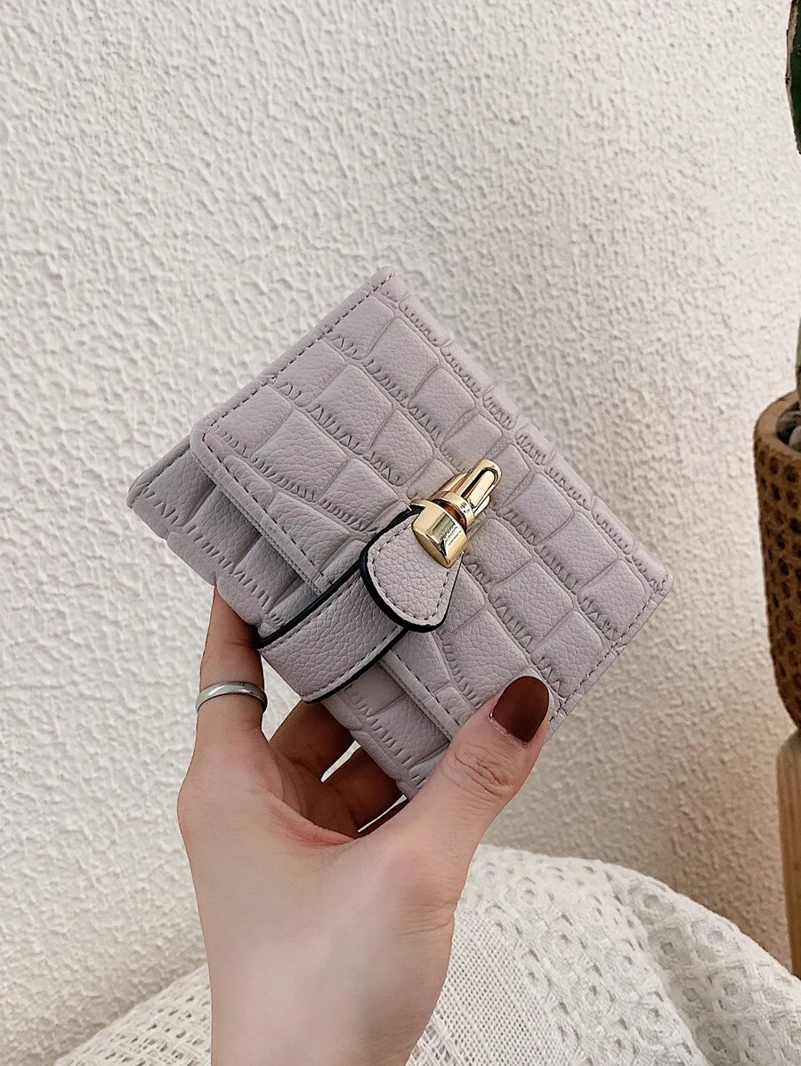 Ví nữ nhỏ - Màu Xám nhạt - Xem 1