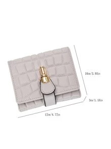 Ví nữ nhỏ - Màu Xám nhạt - Xem 3