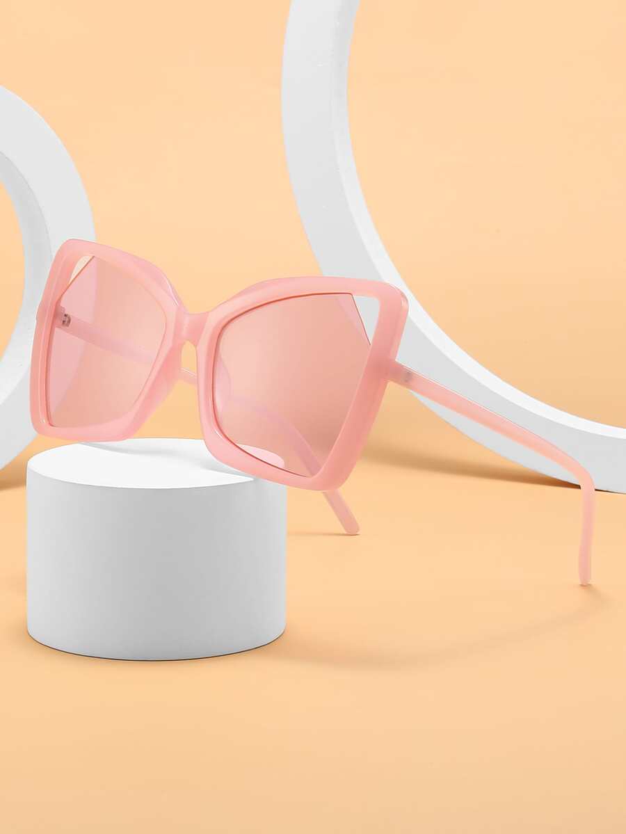 Gafas de sol de ojo de gato - Rosa Pálido - Ver 1