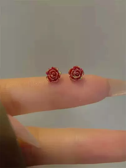 Flower Stud Earrings Valentines,Mom,Mother,Mother's Day,Gift
