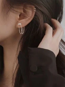 Chain Decor Earrings