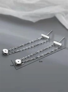 Chain Decor Earrings