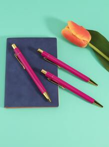 1pc Minimalist Ballpoint Pen - Hot Pink - View 3