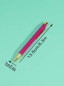 1pc Minimalist Ballpoint Pen - Hot Pink - View 4