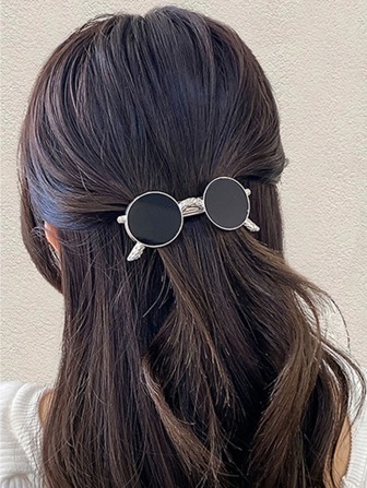 Glasögondekoration Hårspänne För Dagligt Använd För Flickor Frisyrer Casual Street, Y2k Klospännen Hårklor Hårspännen, Skolgrejer, Håraccessoarer