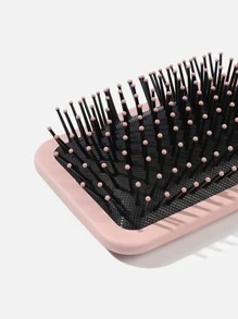 Lược chải tóc bằng nhựa gỡ rối, lướt qua các lọn tóc rối một cách dễ dàng, lược chải tóc bằng nhựa, sấy khô và duỗi thẳng, lược chải tóc hình vuông lớn, dành cho tóc dày/xoăn/mỏng/dài/ngắn Sấy khô ướt cho mọi loại tóc, dành cho nữ - Màu Hồng baby - Xem 4