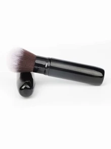 Retractable Soft Bristle Blush Brush Black - Black - View 3