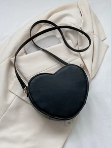 Bolsa creativa con diseño de diamante de imitación con diseño de corazón - Multicolor - Ver 2