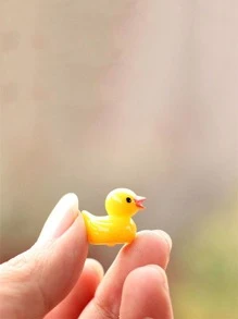 15pcs/Set Mini Duck Decoration, Cute Decorative Object For Home Decor Best Gifts Birthday - Yellow - View 4