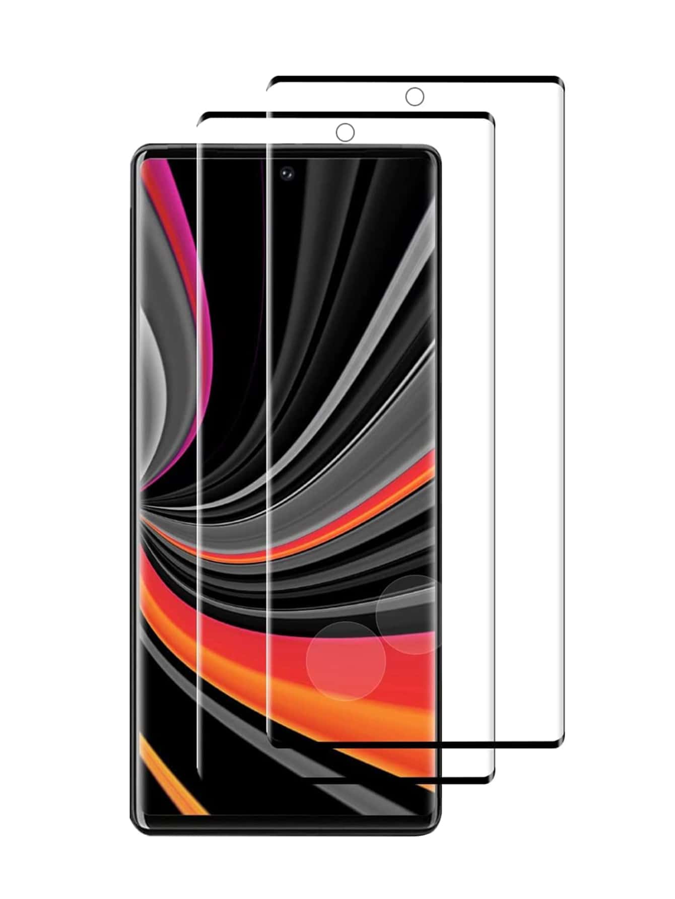 2張手機屏幕膜適用於華為 - 黑色 - 查看 1