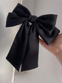 Bow Decor Hair Clip For Daily Use For Girls Hairstyles Casual Cute,School Valentine's Day,Hair Accessories,Hair Barrettes Hair Clips Claw Clips Hair Claws, School Stuff, Elegant, College, Bows