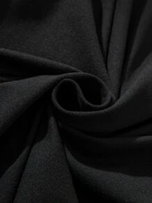 ROMWE MEN 男士標語圖案T恤 - 黑色 - 查看 3