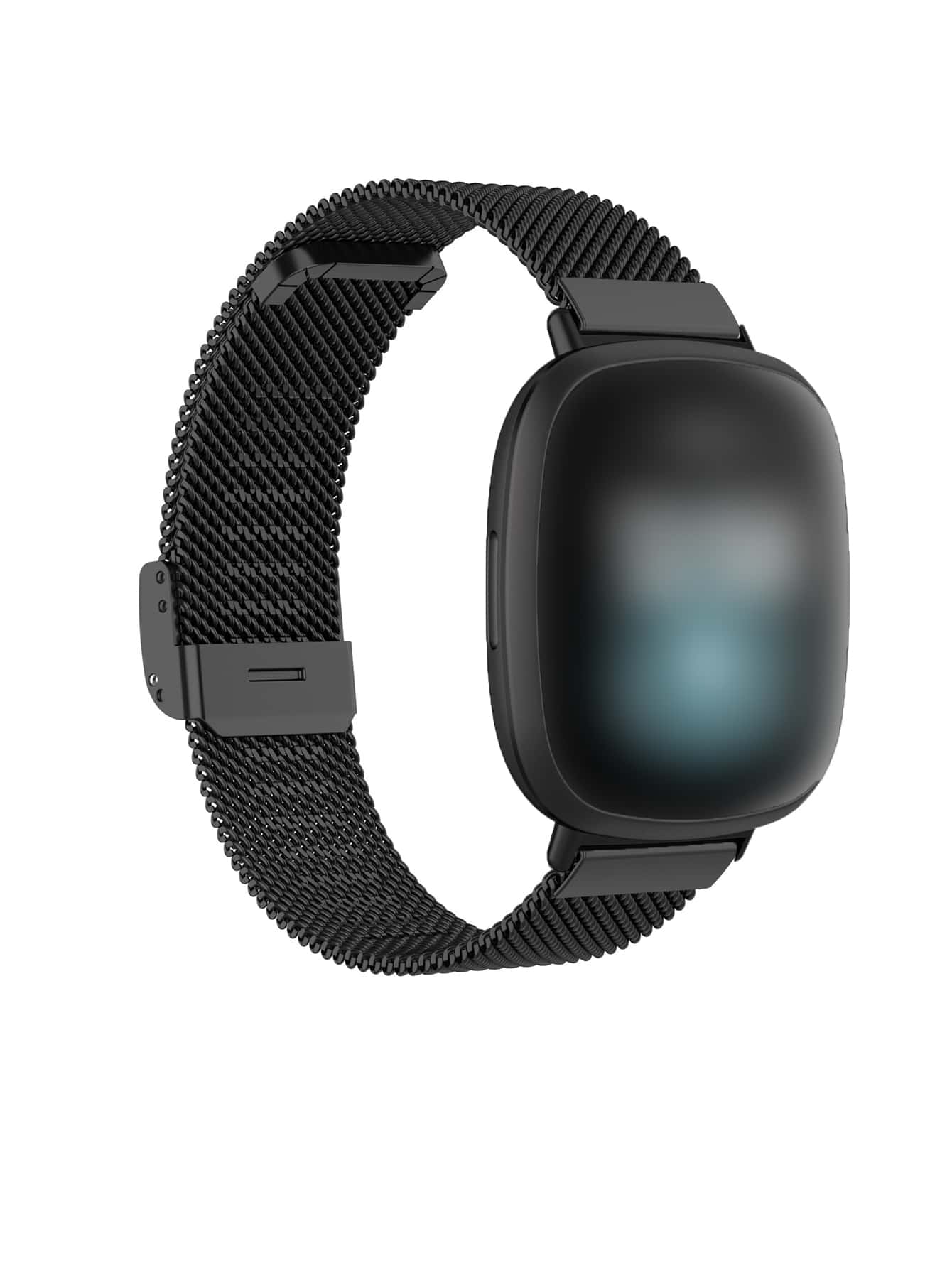 米蘭金屬網帶磁扣相容於三星/華為/小米/amazfit 智慧手錶錶帶(僅限錶帶) - 黑色 - 查看 1