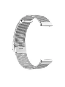 1入組不銹鋼通用智能錶帶 - 銀色 - 查看 3