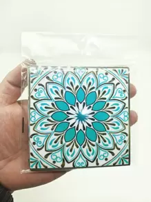 10pcs Mandala Pattern Wall Tile Paper, Peel And Stick Tile For Home Decor, Renovation Stickers Peel Wall Panels, Wall Paper, Wallpapers, Spring Decoration Items Refresh Your Home, Rama Decoration Stickers - Multicolor - View 4